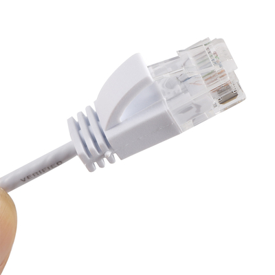 สายแพทช์ Ultra Slim Cat6A UTP Gigabit Ethernet 500MHZ Rj45 Patch Cable