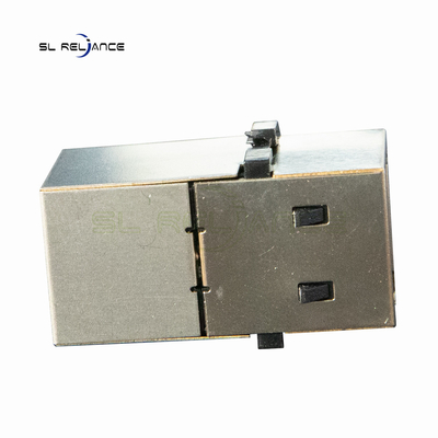 180 องศา Cat5e Tooless RJ45 แจ็คสโตน 8p8c FTP Inline Coupler Type
