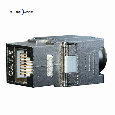 โลหะผสมสังกะสี Toolless Cat6 Keystone Jack