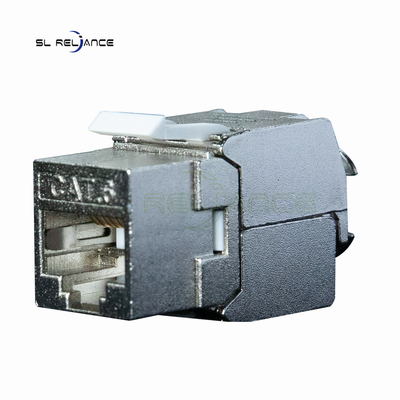 โลหะผสมสังกะสี Toolless Cat6 Keystone Jack