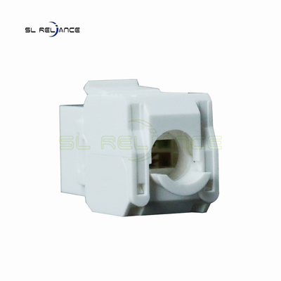 Unscreened UTP CAT6 RJ45 Keystone Jack Network แจ็คโมดูลาร์ 180 องศา